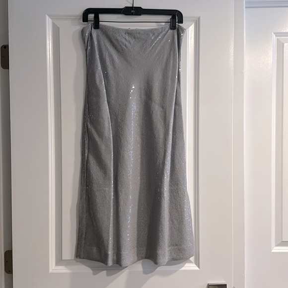 ⭐️HP⭐️ NWT Madewell Sequins Midi Skirt - Picture 6 of 8